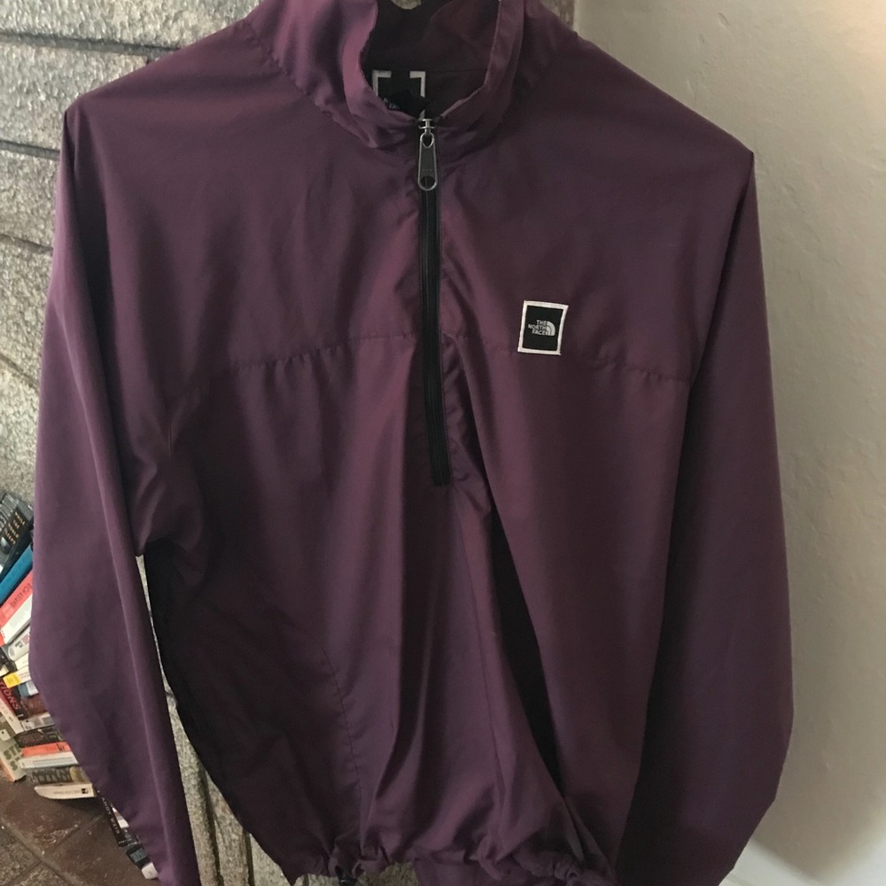 North Face Purple Pullover Windbreaker